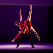Noellie Conjeaud and Teun van Roosmalen in Jorma Elo’s Kings 2 Ends. Photograph by Andrew Ross.